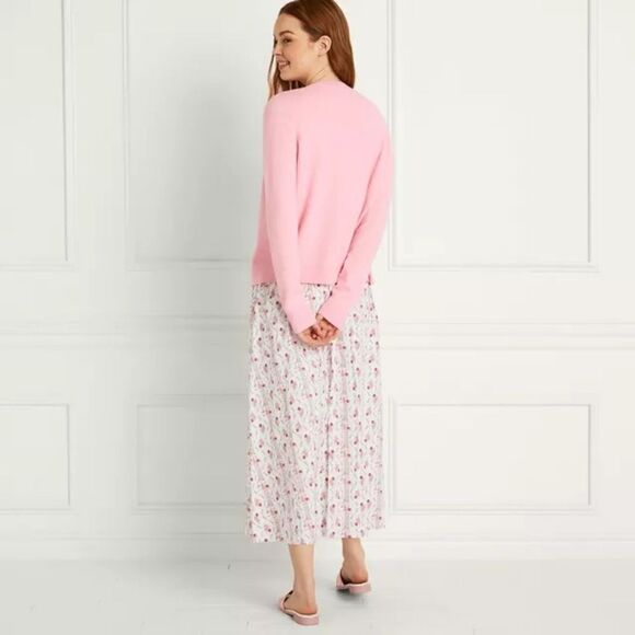 Hill House Audrey Embroidered Cardigan NWT - Picture 3 of 12